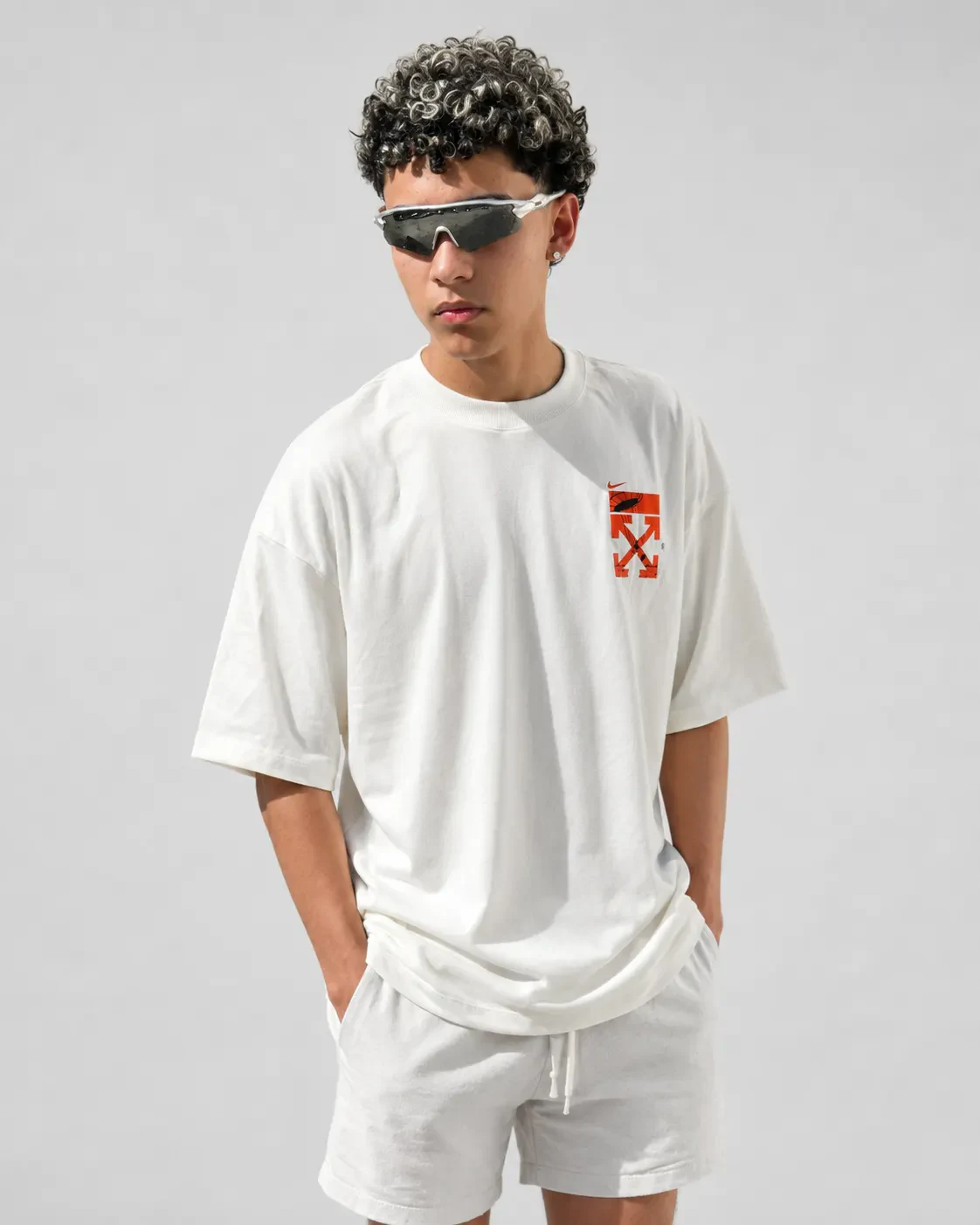 Camiseta Oversized Graphic Off-White foto 3